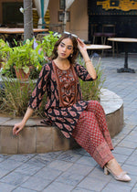 Bestseller Farsi salwar ajrakh kurta set