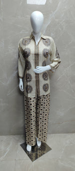 Pretty crepe silk co ord set