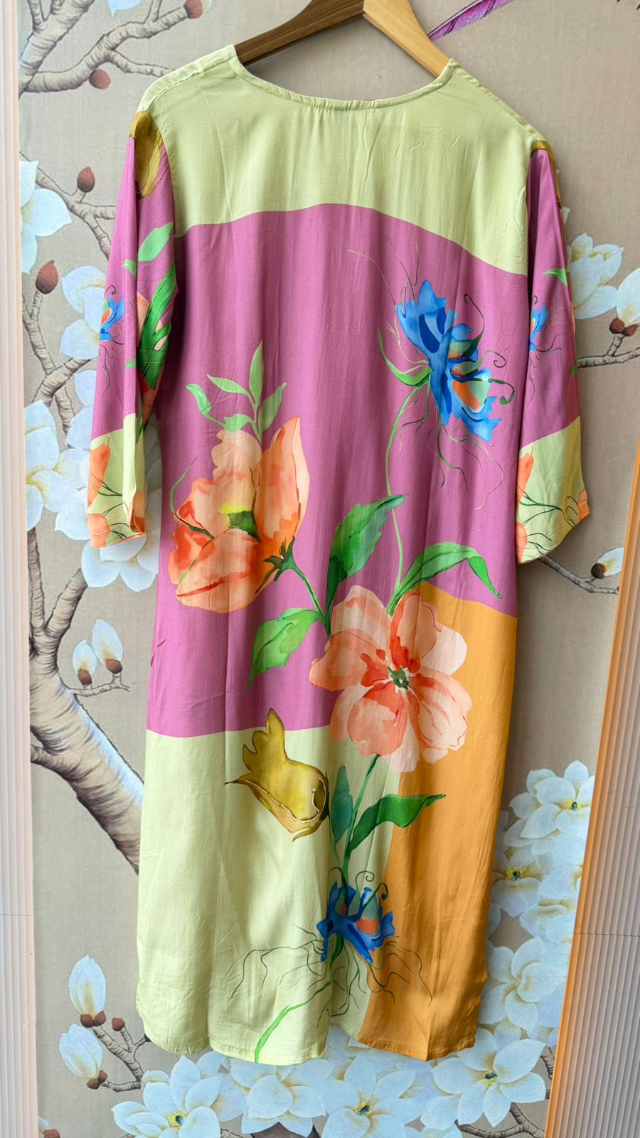 Wow Mul silk digital printed kurta pant