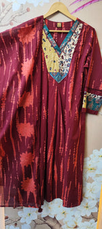 Super pretty applique cotton suit set