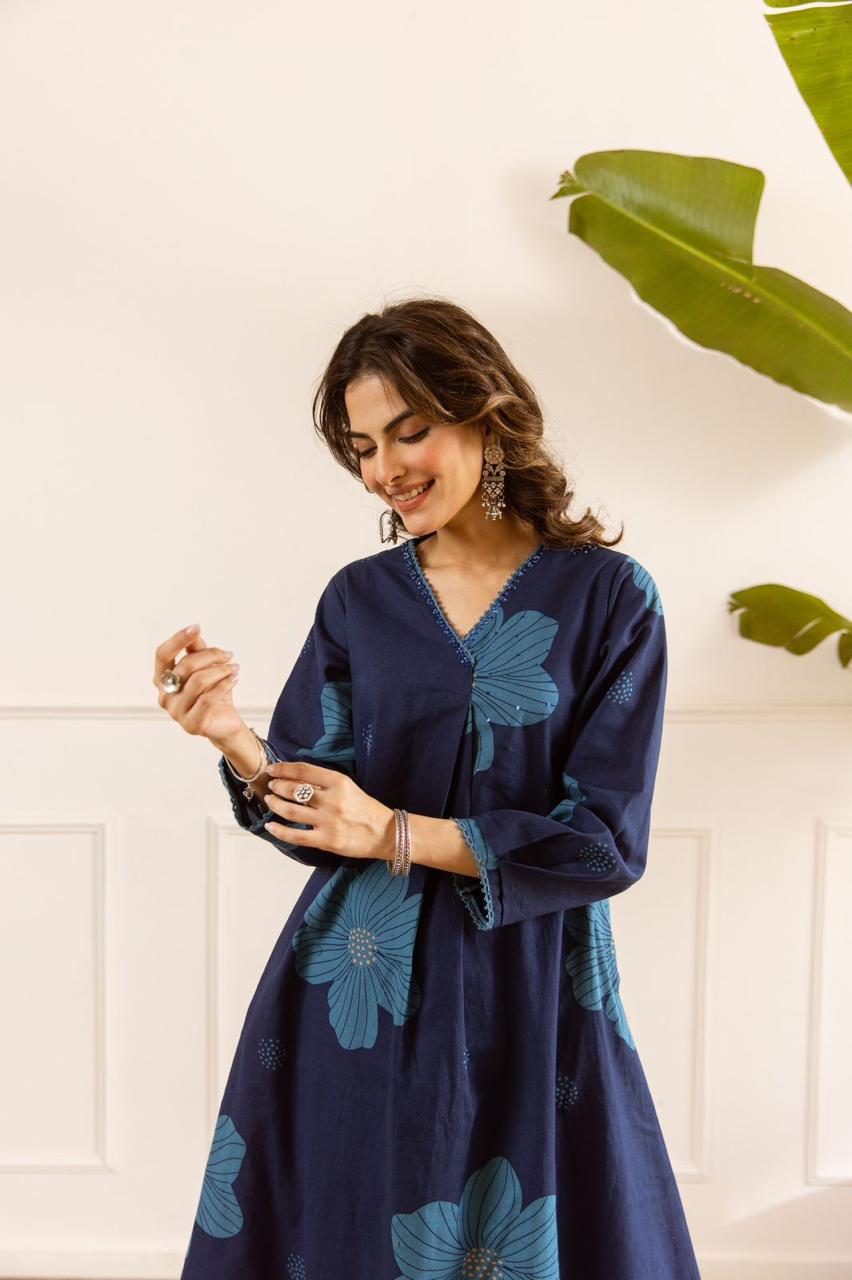 Pretty cotton kurta pant