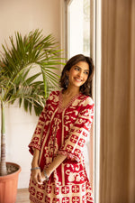 Super pretty shifli pant paired with cotton kurti