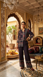 Pure crepe digital printed Co ord set