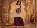 Premium silk shivori designer co ord set