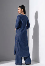 High n low super soft denim cotton stylish Co ord set
