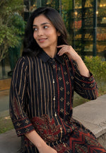 Pure Mul silk with lining co ord