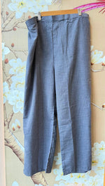Denim cotton full suit with real Mirror detailing