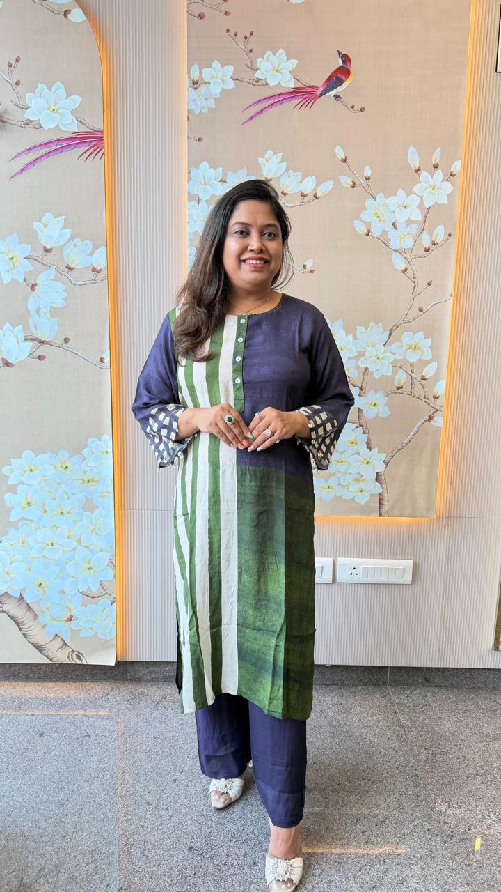 Super soft and elegant Mul Silk premium kurta pant