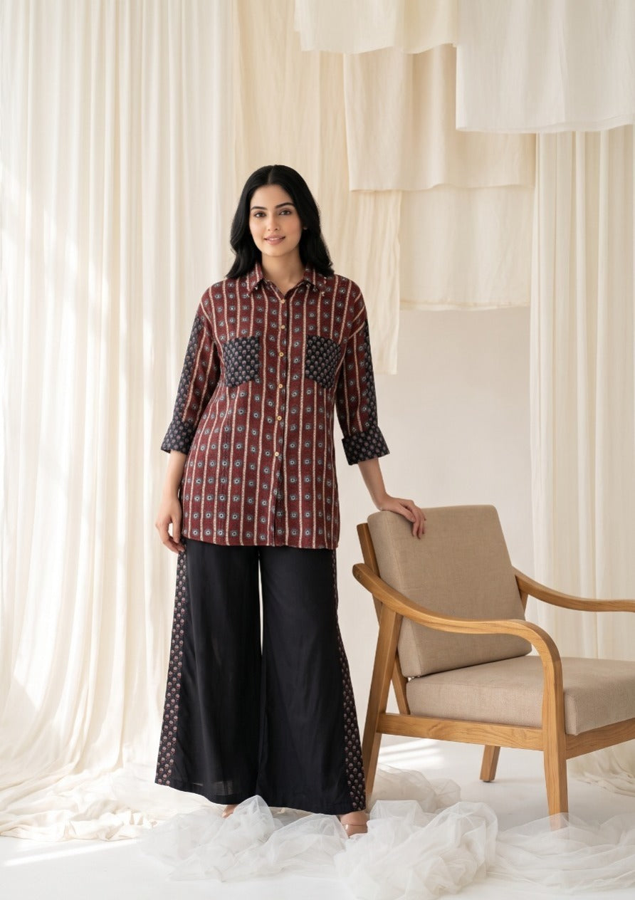 Super pretty ajrakh co ord set