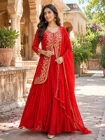 Premium chinon handwork lehenga set