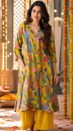Wow cotton digital Kalamkari kurta pant