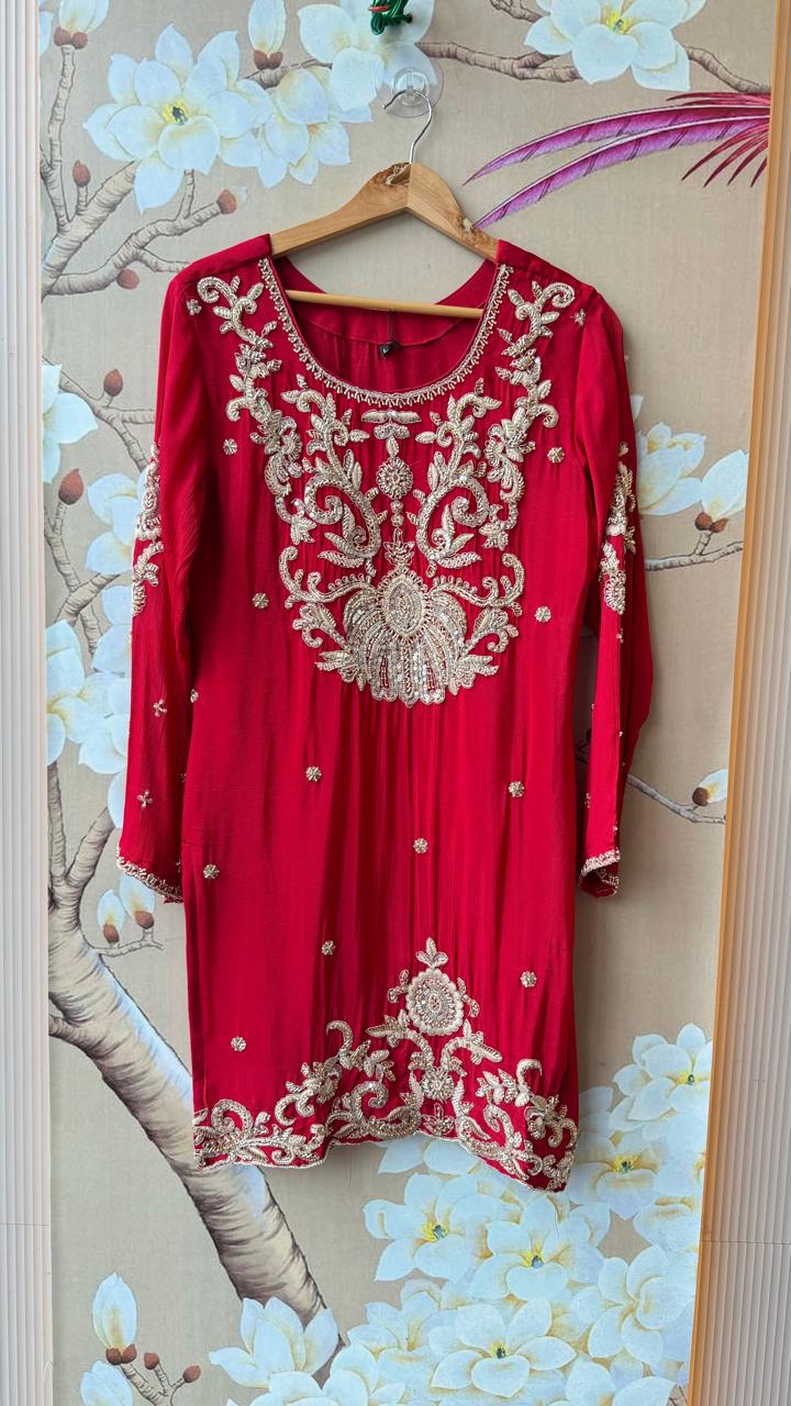 Premium pure chinon handwork full suit set