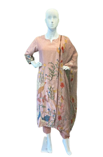 Pure muslin jamtara inspired suit set