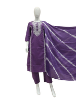 Pure cotton embroidered suit set