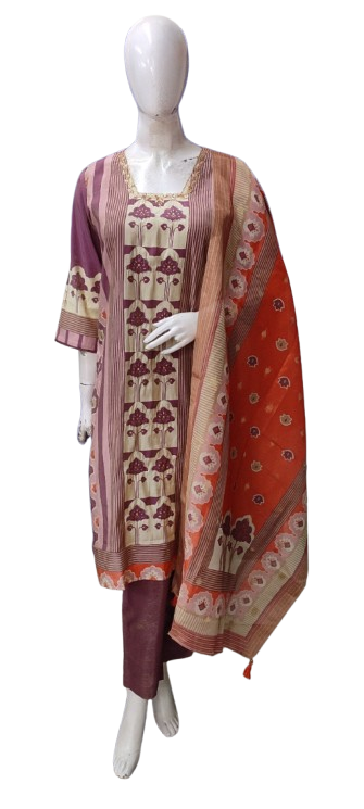 Pretty shimmer tissue suit set