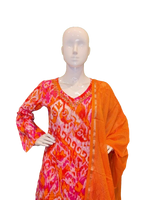 Premium cotton V neck suit set