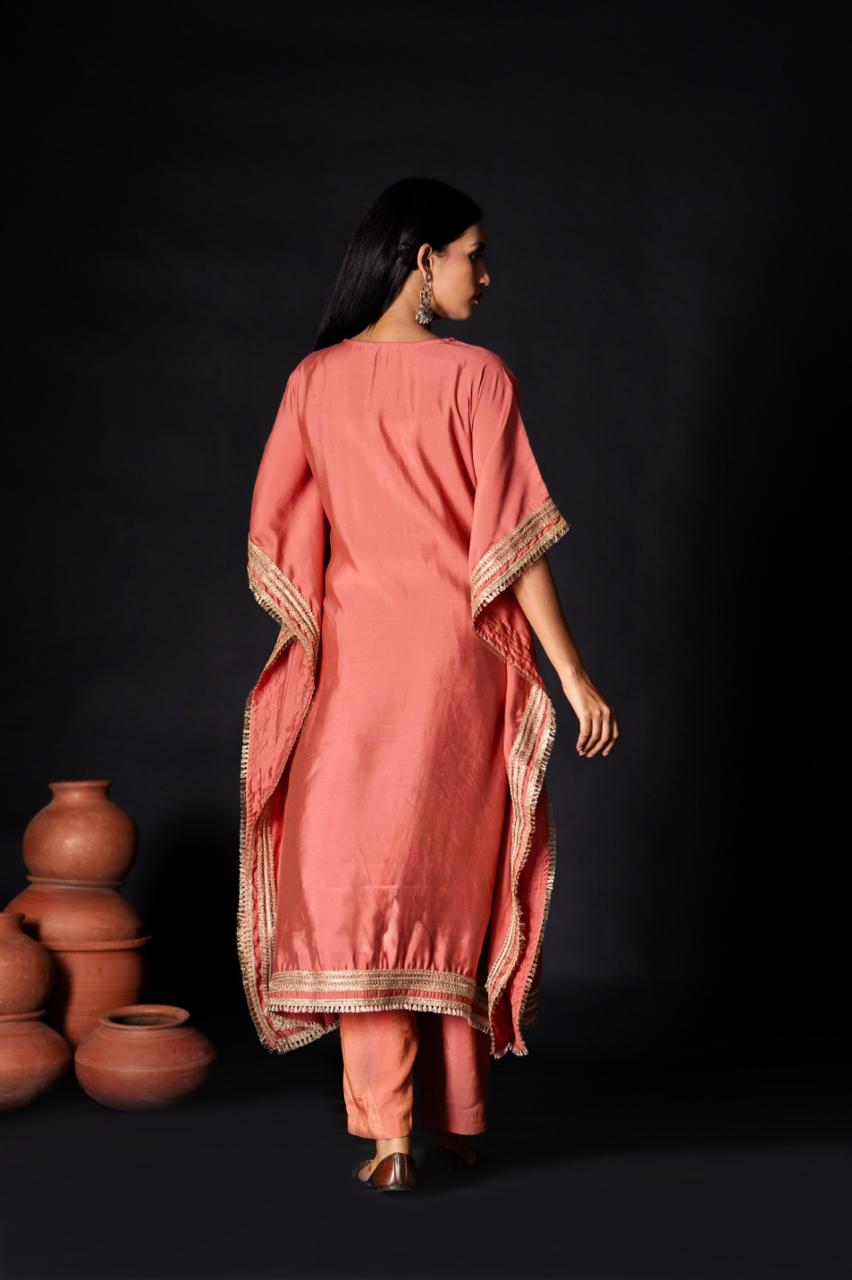 Pretty muslin kaftan set