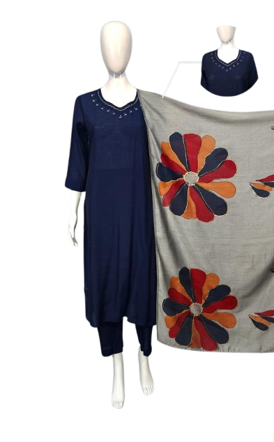 Hot selling in new colour! Muslin kurta paired with pretty pretty dupatta