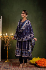 Premium muslin silk Anarkali suit sets