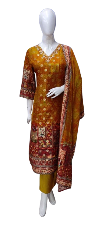 Pretty banarsi silk premium suit set