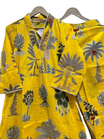 Pure cotton V neck co ord set