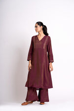 Pretty fancy silk shimmer fabric co ord set