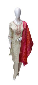 Beautiful silk lining suit set