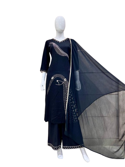 Heavy rayon suit set