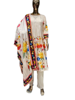 Premium dola silk lining digital printed suit set