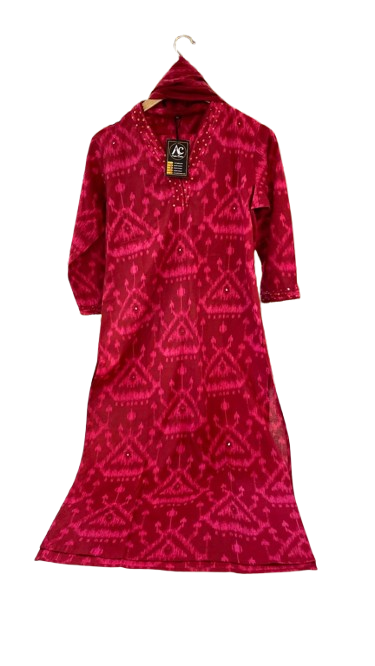 V neck cotton suit set