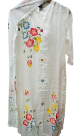 Premium orgenza with lining brush painted suit set