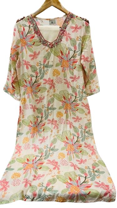 Pure muslin silk kurta pant