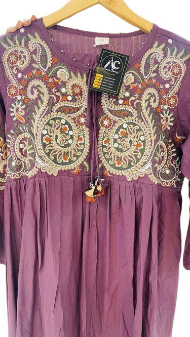 Premium rayon embroidered kurta pant