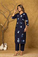 Cotton embroidery kurta pant