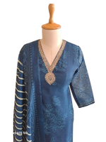 Chanderi silk lining suit set