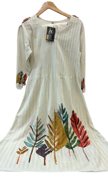 Pretty githan work kurta pant