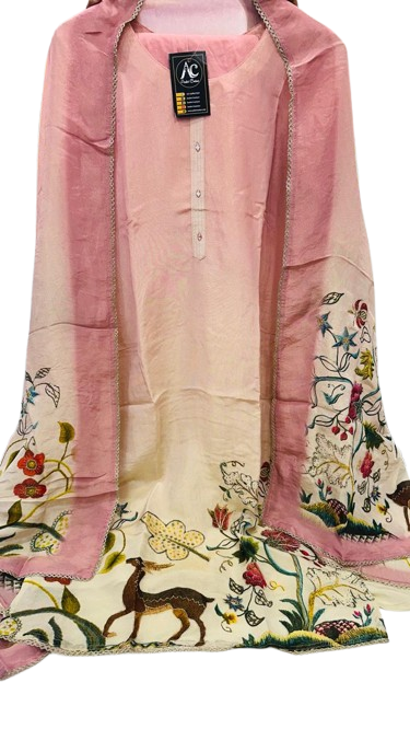 Shimmer tissue stylish suit set