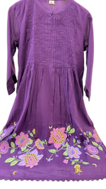 Premium cotton kurta pant in purple