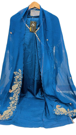 Wow Mul chanderi Zari detailing suit set