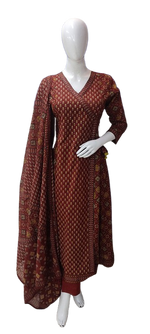 Premium angrakha cotton flap suit set