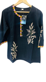 Cotton Embroidered short top