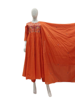 Pure cotton embroidered anakali suit set suit set