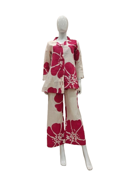 Pure cotton co ord set