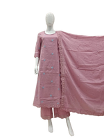 Best selling in new colour! Pure Mul cotton embroidery suit set