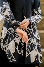 Summer perfect digital printed co ord in black