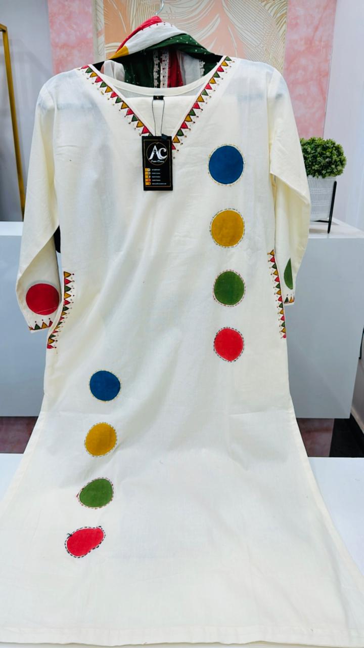 Block print premium cotton full suit set