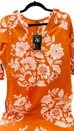 Smart V neck cotton kurta