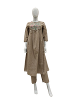 Smart cotton embroidered kurta pant