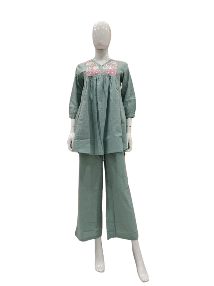 Smart cotton co ord set