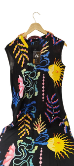 V neck heavy rayon with extra sleeves n pocket